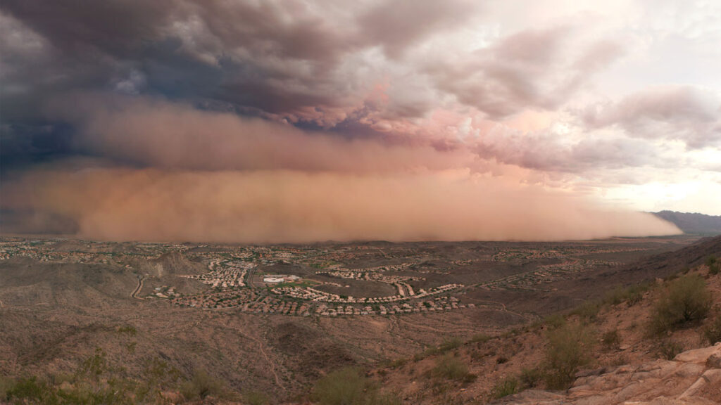 A dust storm that hit Phoenix in 2011