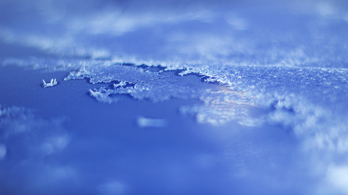 Photo of ice crystals