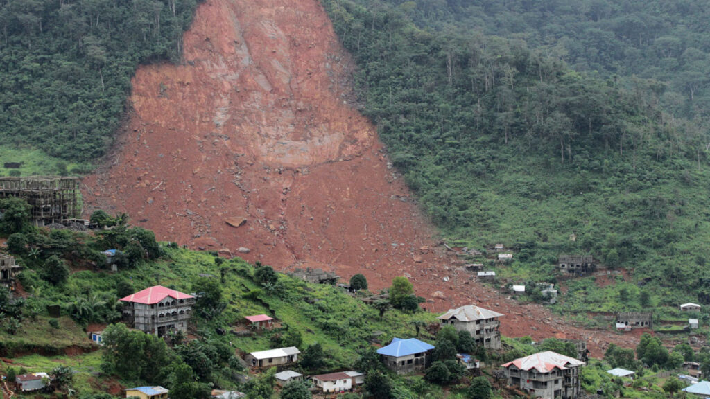 A 2017 landslide in Freetown, Sierra Leone, killed an estimated 1,100 residents, largely in informal settlements.