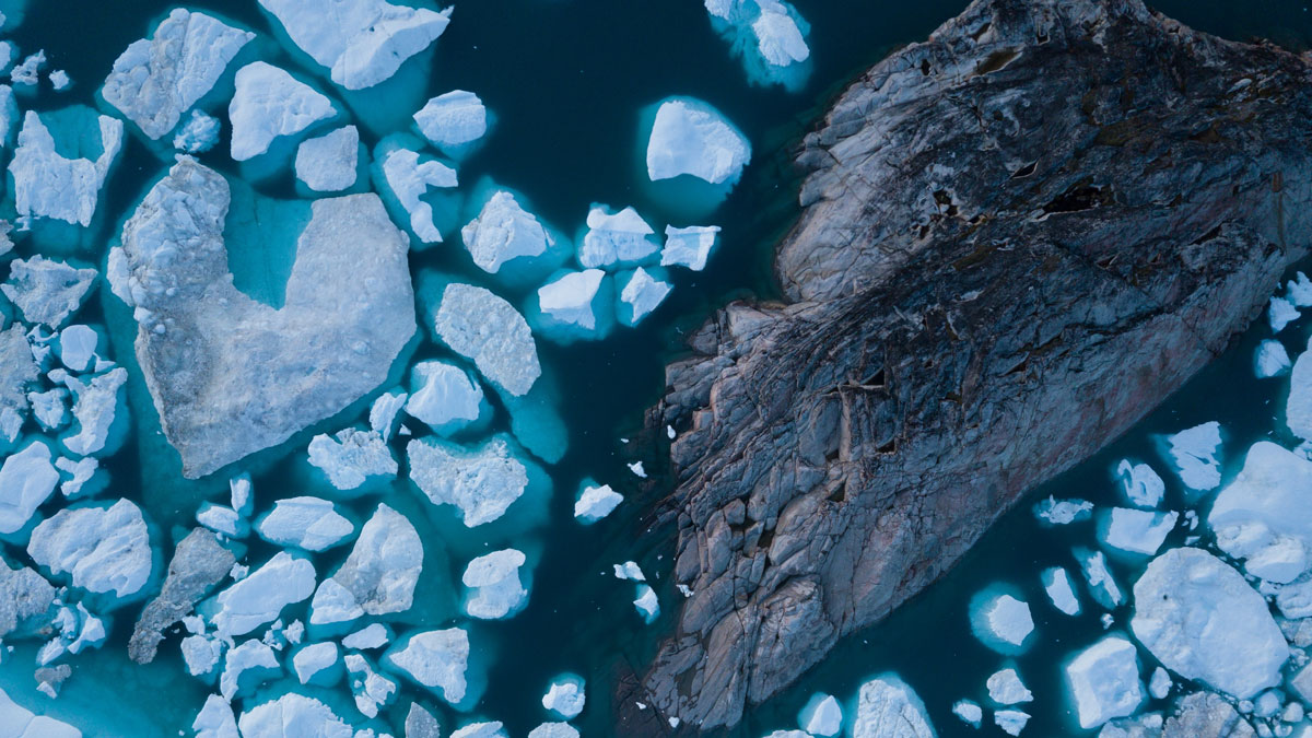 Photograph of Arctic sea ice
