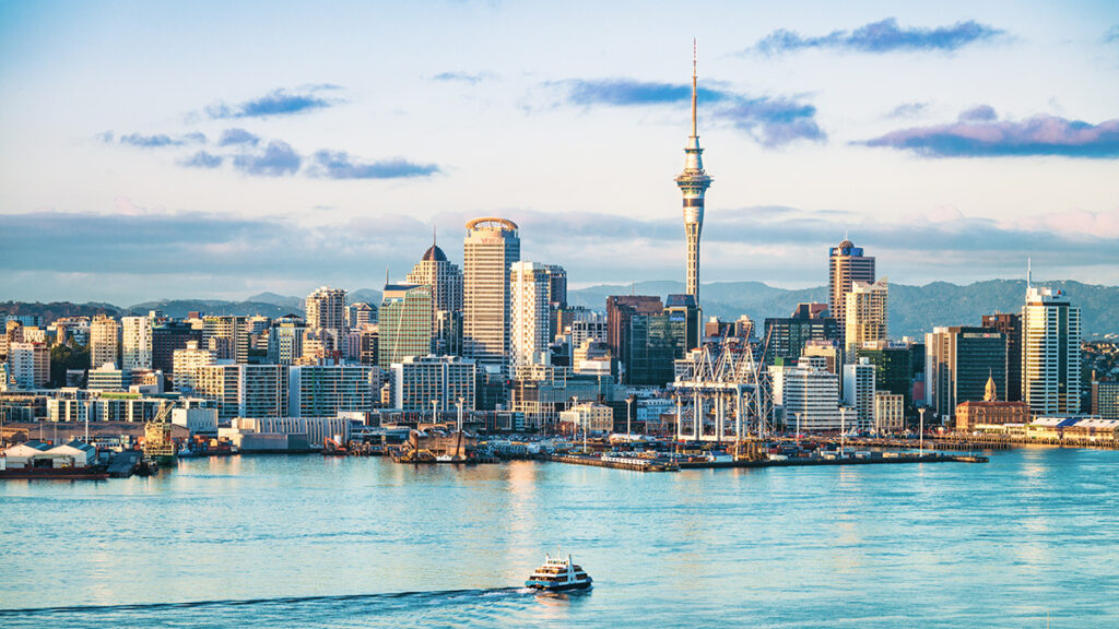 Photo of skyscrapers along a waterfront