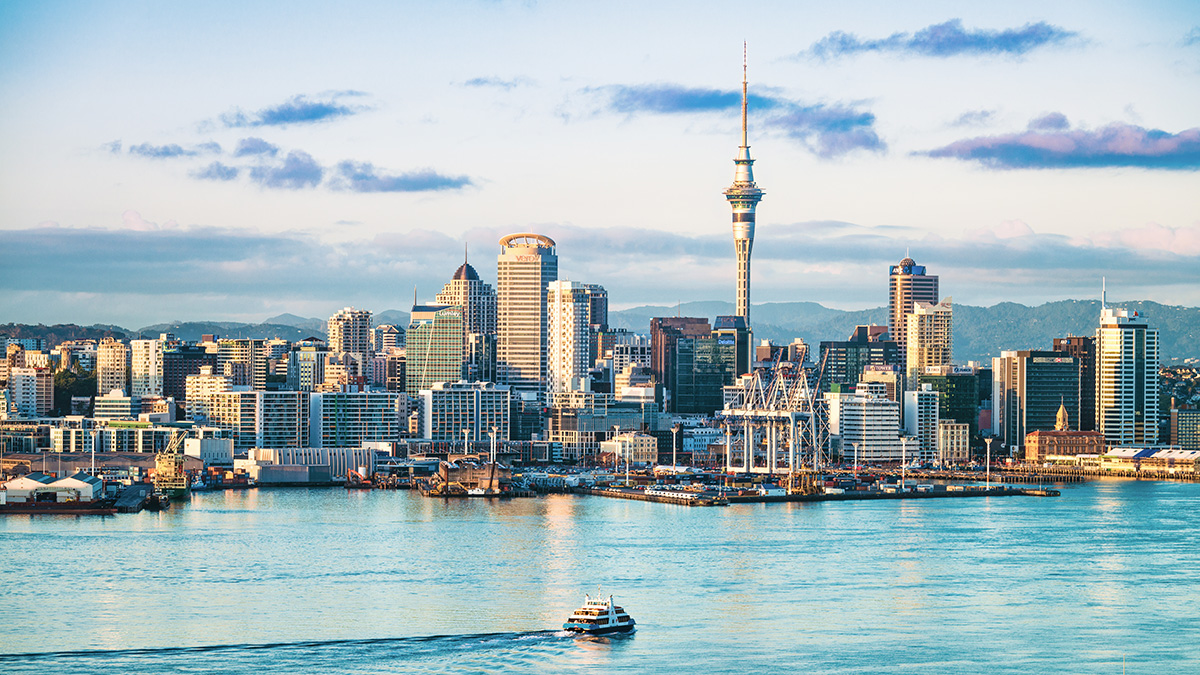 Photo of skyscrapers along a waterfront