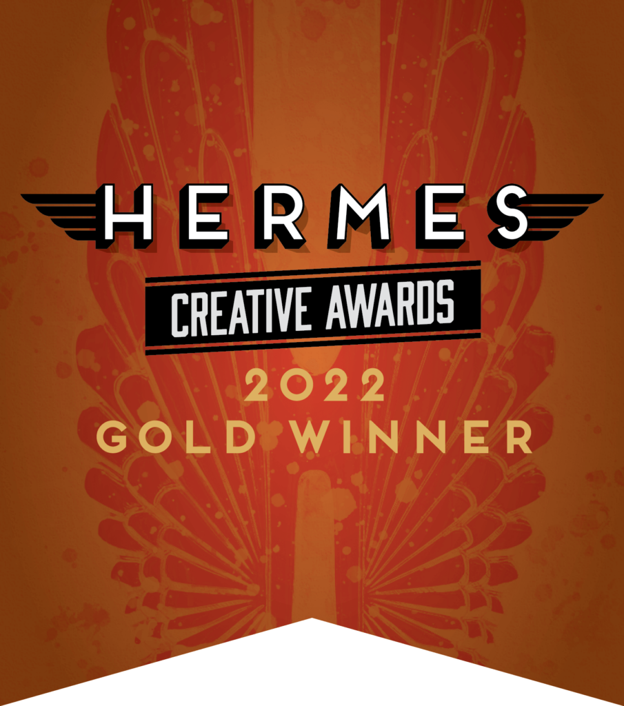 Hermes Creative Awards 2022 Gold Winner banner