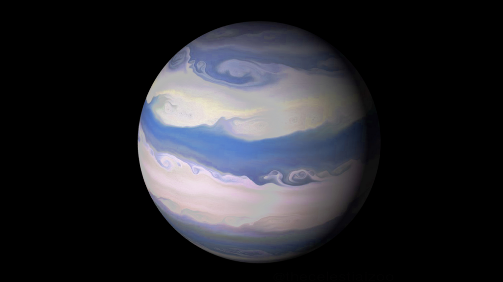 Artist’s impression of a sub-Neptune or gas dwarf exoplanet