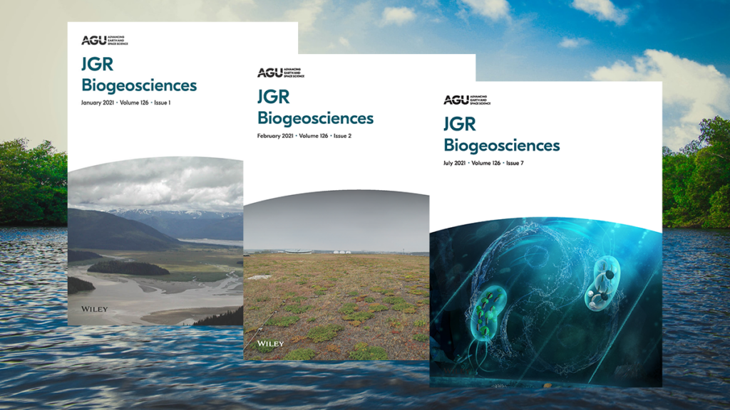 Three JGR: Biogeosciences cover images.