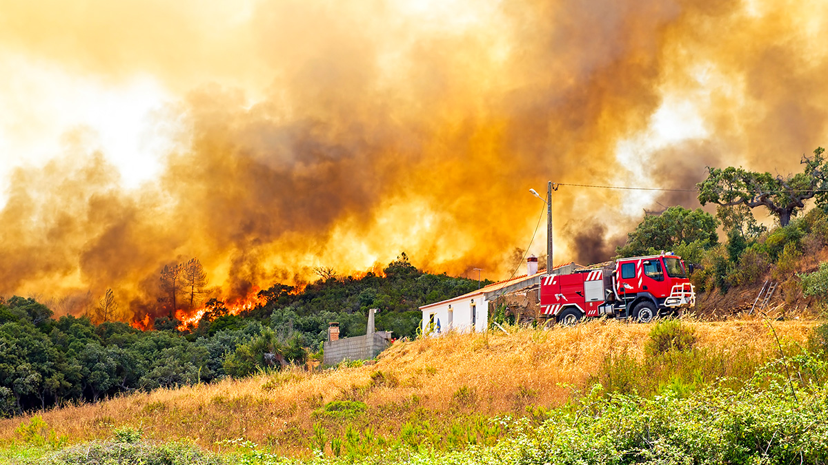 Como os incêndios florestais e as condições meteorológicas afetam a saúde pública em Portugal