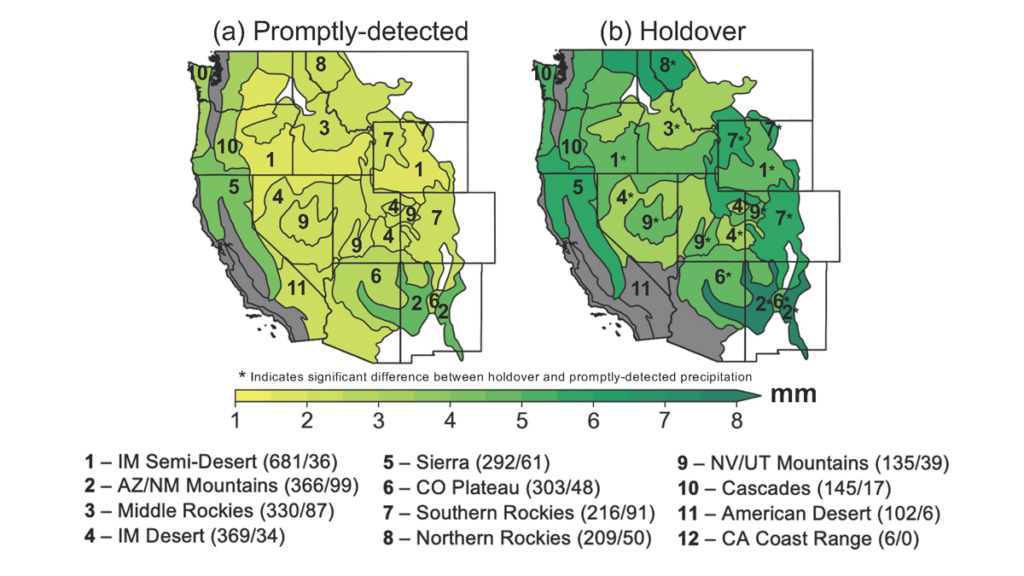 2 maps of the western United States