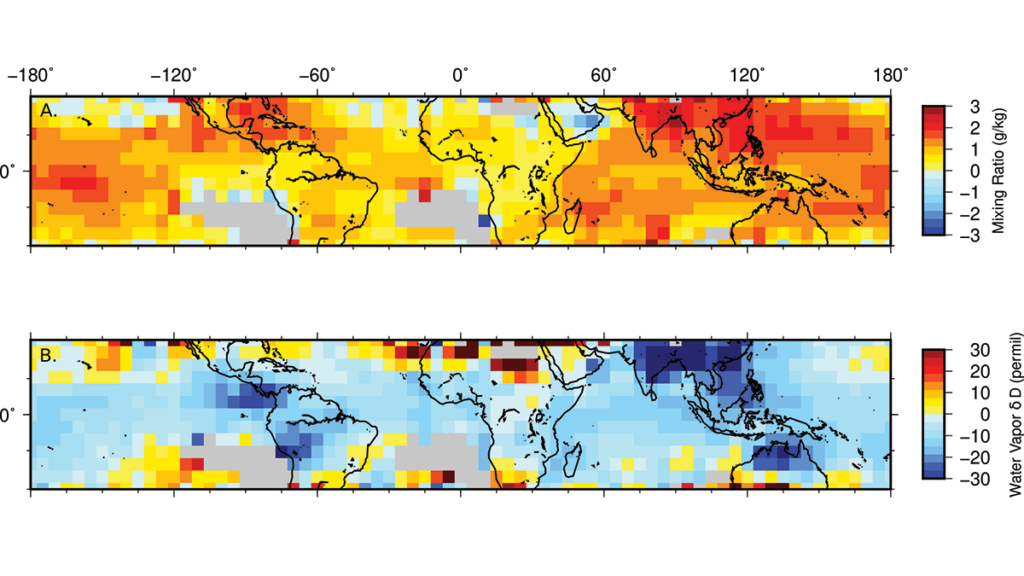2 maps with colors to indication data.