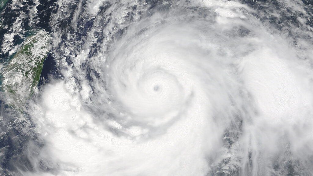 Super Typhoon Lekima imaged from space by a NASA satellite