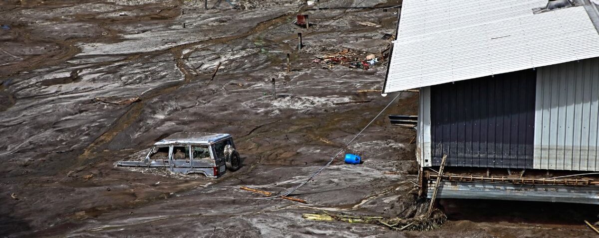 lood damage in Rangpo caused by the Sikkim flood. Image by Praful Rao of Save the Hills.