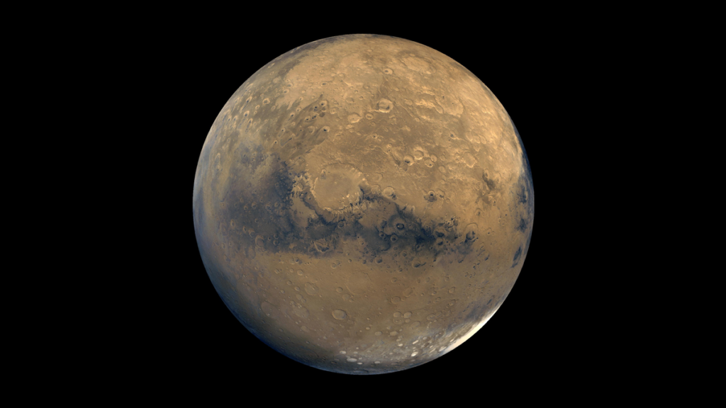 An image of Mars.