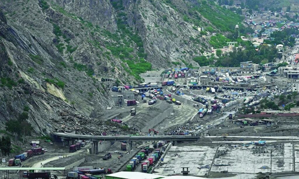 The Torkham Rockslide.