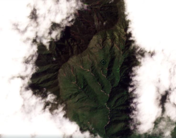 Planet Labs PlanetScope image of the source of the 3-4 December 2023 landslide at Katesh in Tanzania. Image, dated 10 December 2023, copyright Planet Labs. Used with permission.