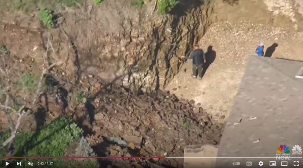 Possible evidence of an unsupported excavation at the site of the 13 March 2023 Sherman Oaks landslide in California?