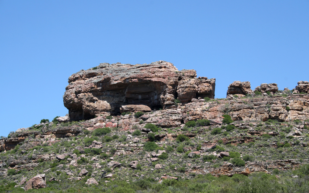 A rock shelter