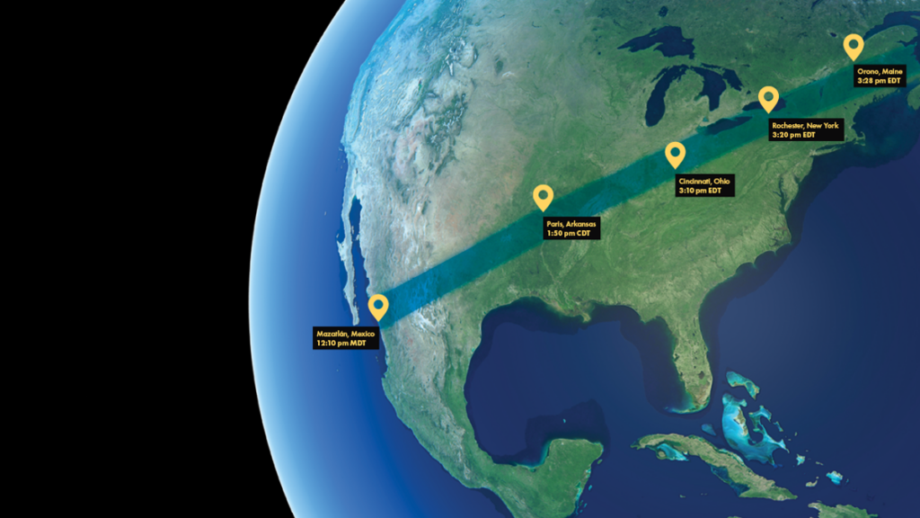North America as seen from space.