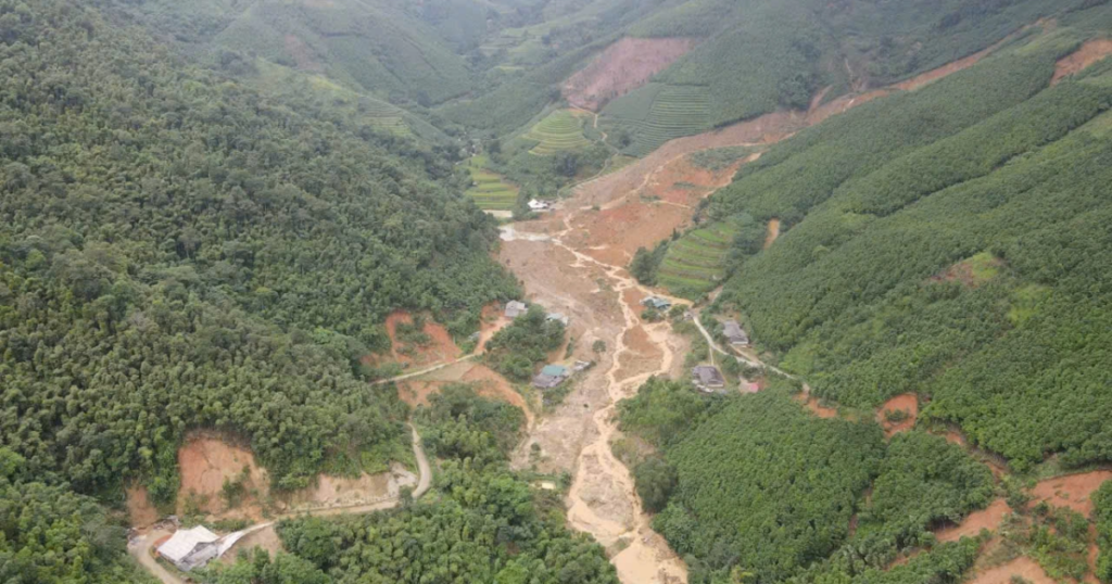 The 10 September 2024 landslide at Lang Nu in Vietnam.