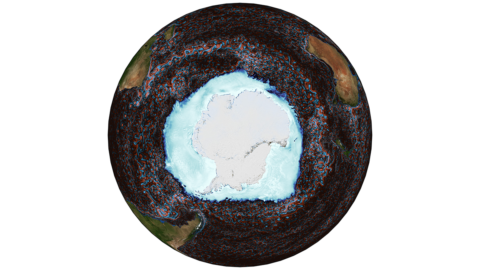 Map of the Southern Ocean