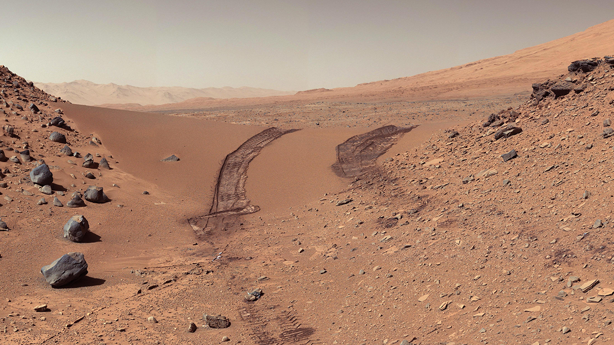 Photo of Mars' surface.