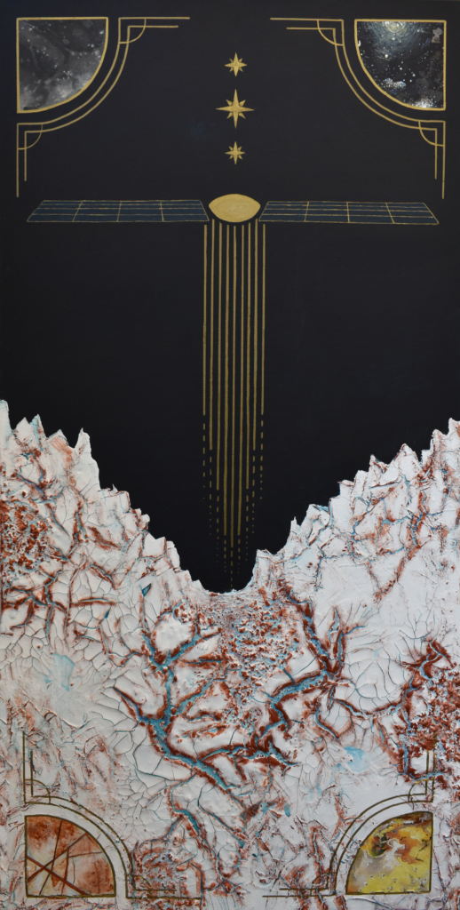 An abstract painting of Europa