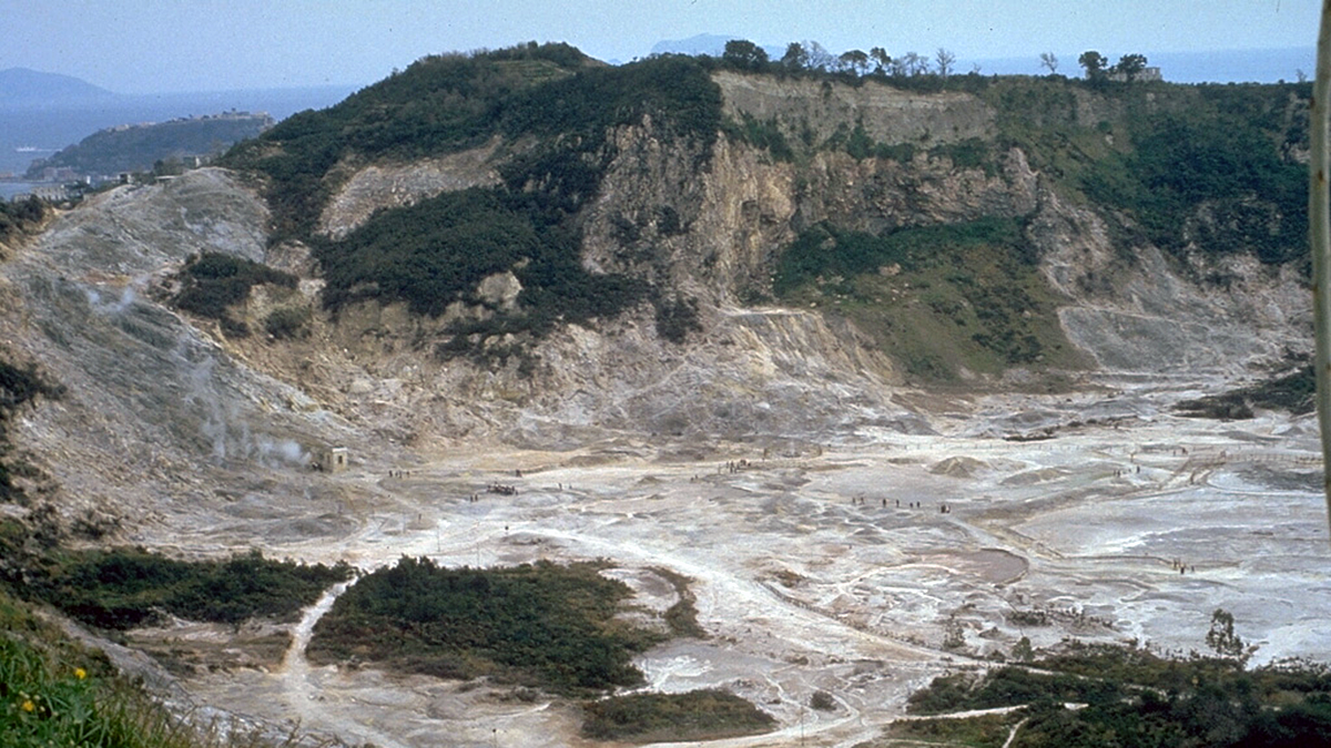 Photo of a caldera