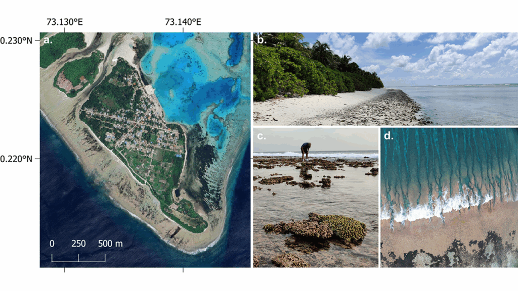 Photos of atoll islands