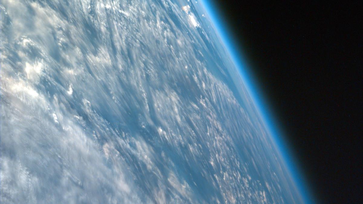 A satellite image of Earth.