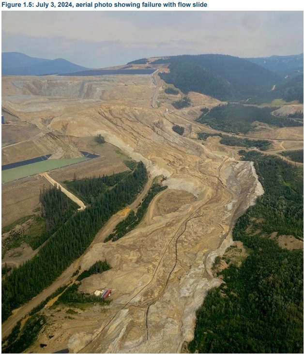 The main flow slide at the Eagle Gold Mine.
