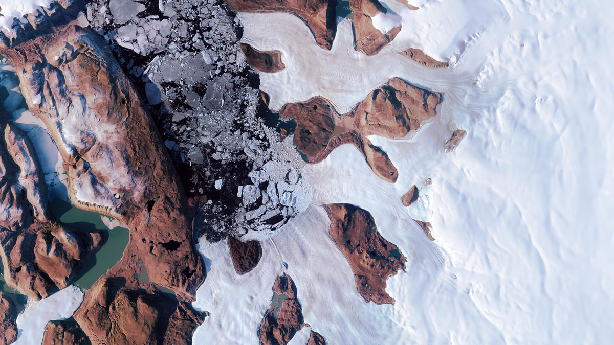 A Burst of Subglacial Water Cracked the Greenland Ice Sheet