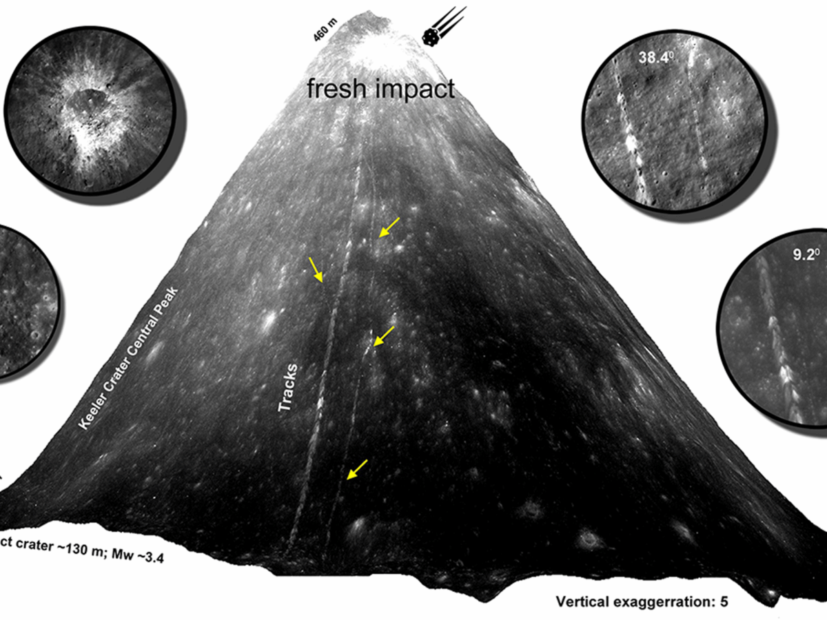 Scientists Track Down Fresh Boulder Falls on the Moon