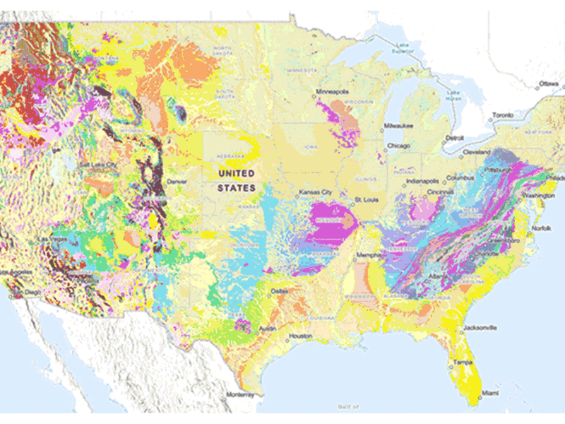 New USGS Map Offers an Interactive Look at the Rocks Beneath Our Feet