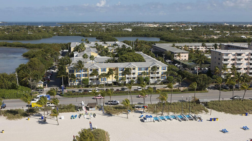 A beach in the Florida Keys