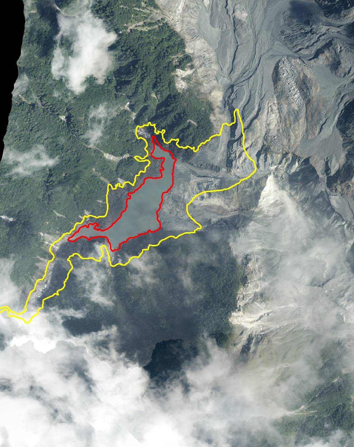 The aftermath of the Matai’an landslide and dam breach in Taiwan