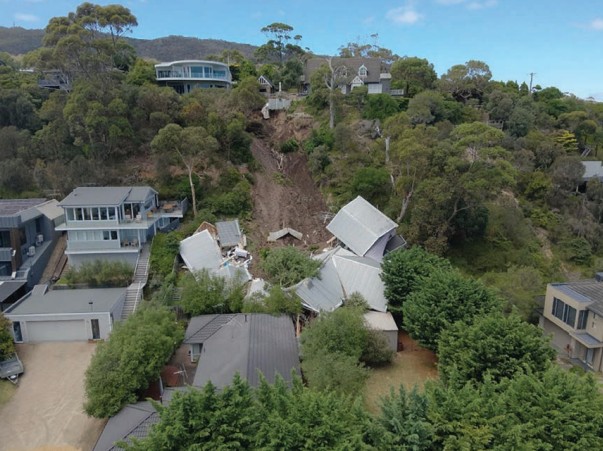 The 14 January 2025 McCrae landslide.