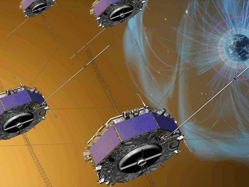 Magnetic “Switchback” Detected near Earth for First Time