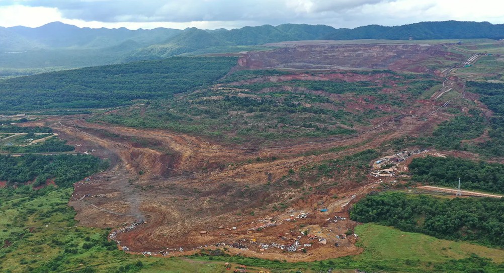 The 4 November 2025 landslide at Mae Moh Mine in Thailand.