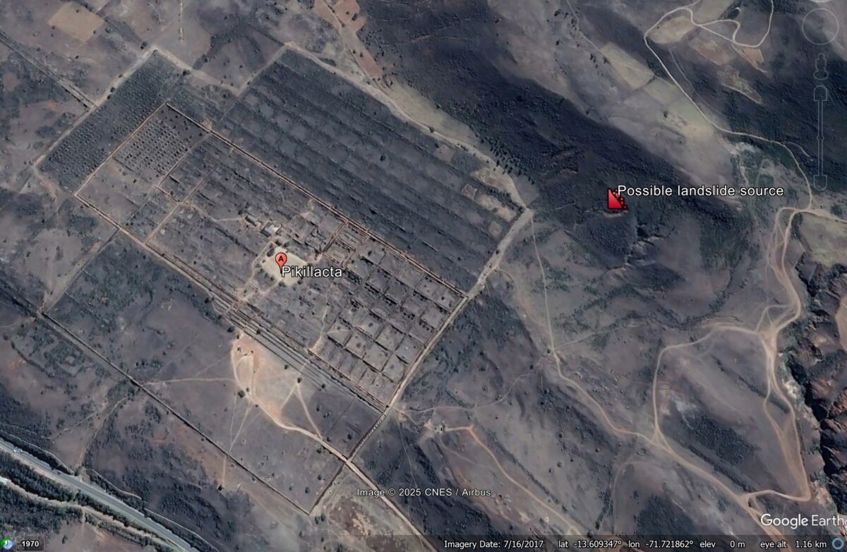 Pikillaqta in Cusco: the role of an earthquake-induced debris flow in about 900 AD