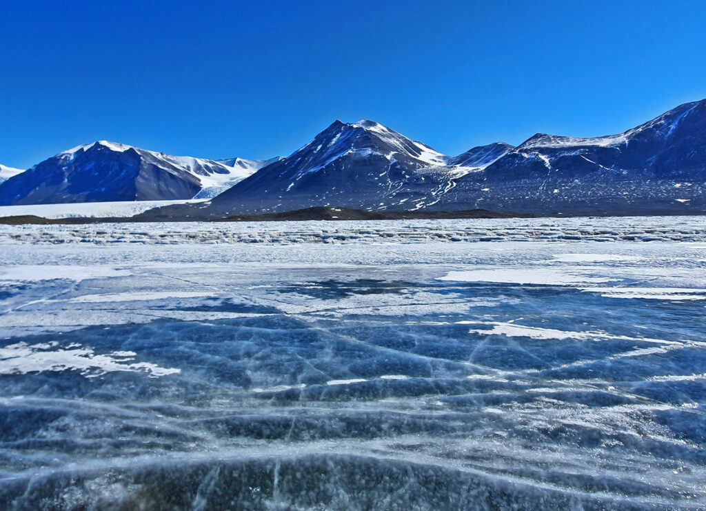 Lake Fryxell in Victoria Land, Antarctica.
