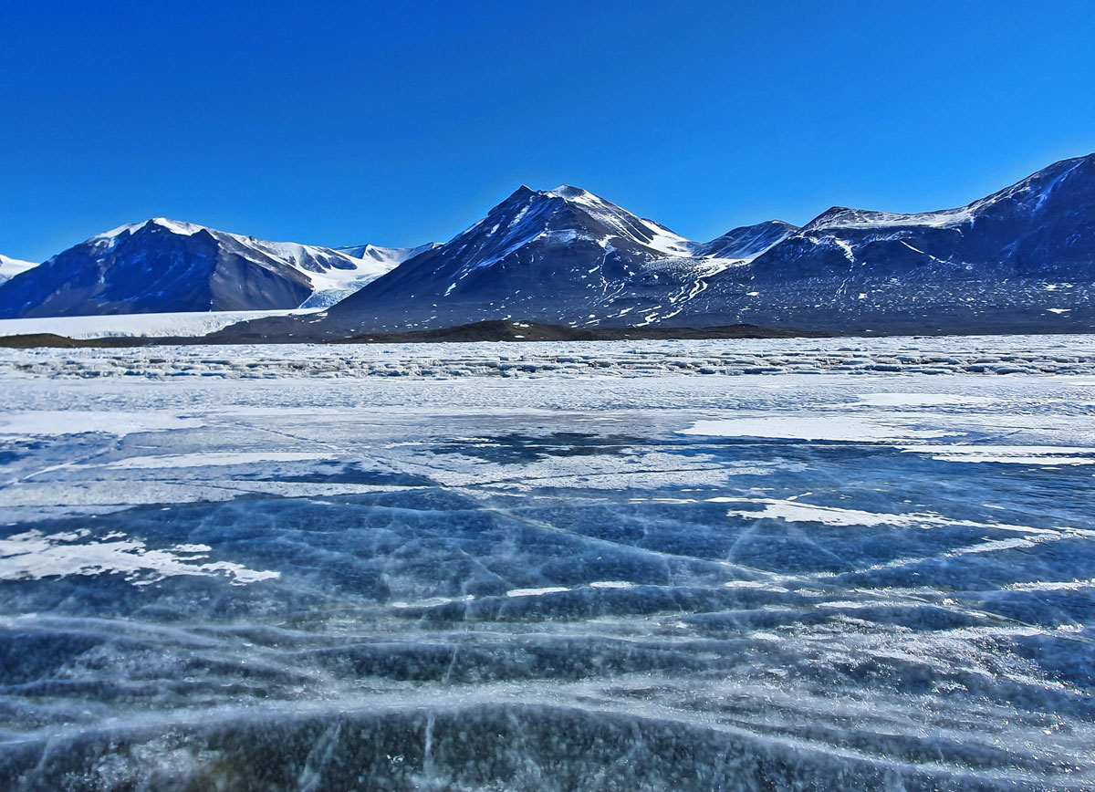 Lake Fryxell in Victoria Land, Antarctica.