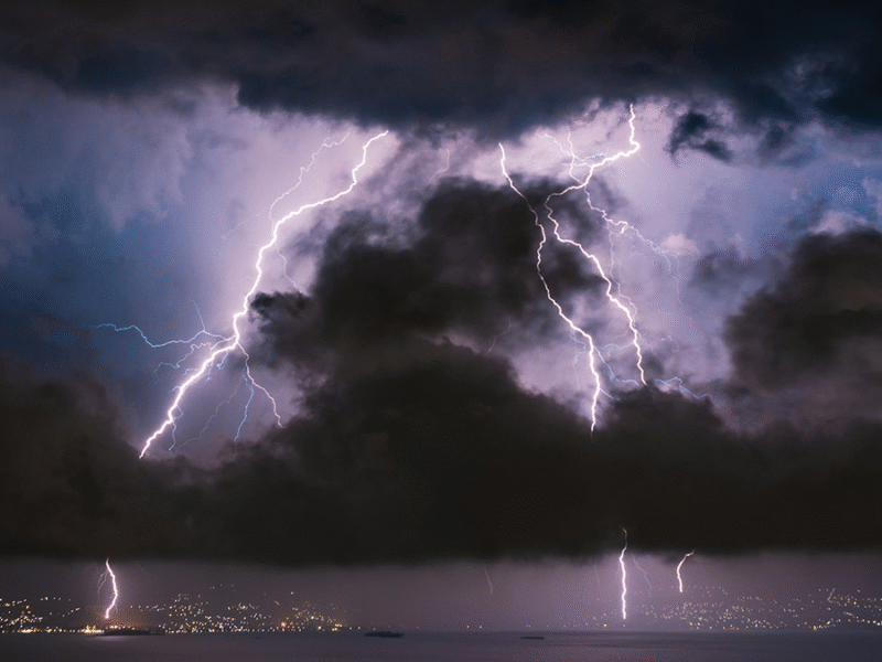 Why Are Thunderstorms More Intense Over Land Than Ocean?