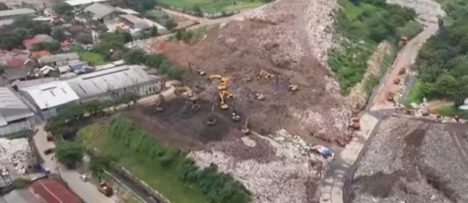 8 March 2026 garbage landslide at the Bantar Gebang Integrated Waste Processing Site in Bekasi, Indonesia.