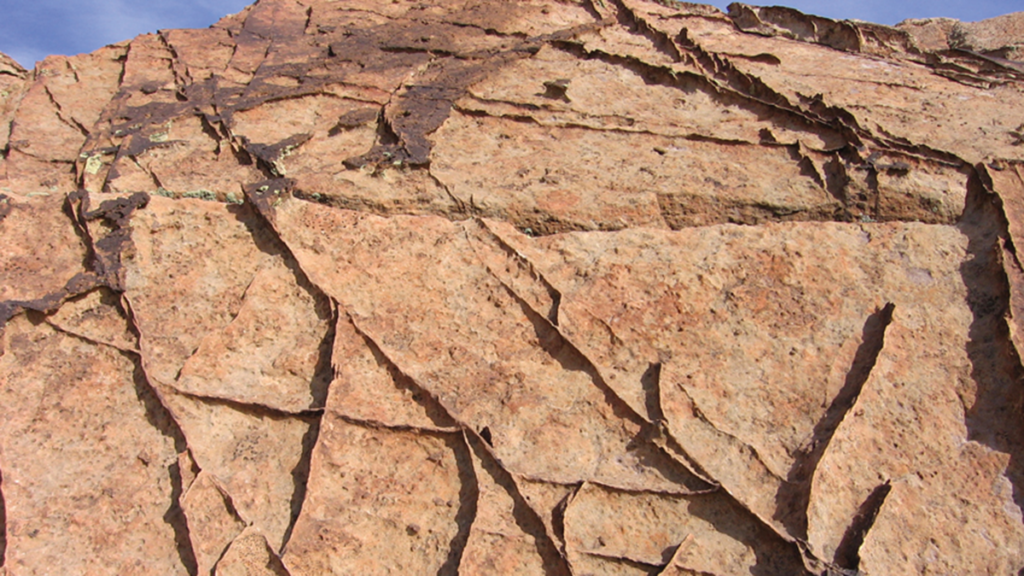 Photo of a rock outcrop.