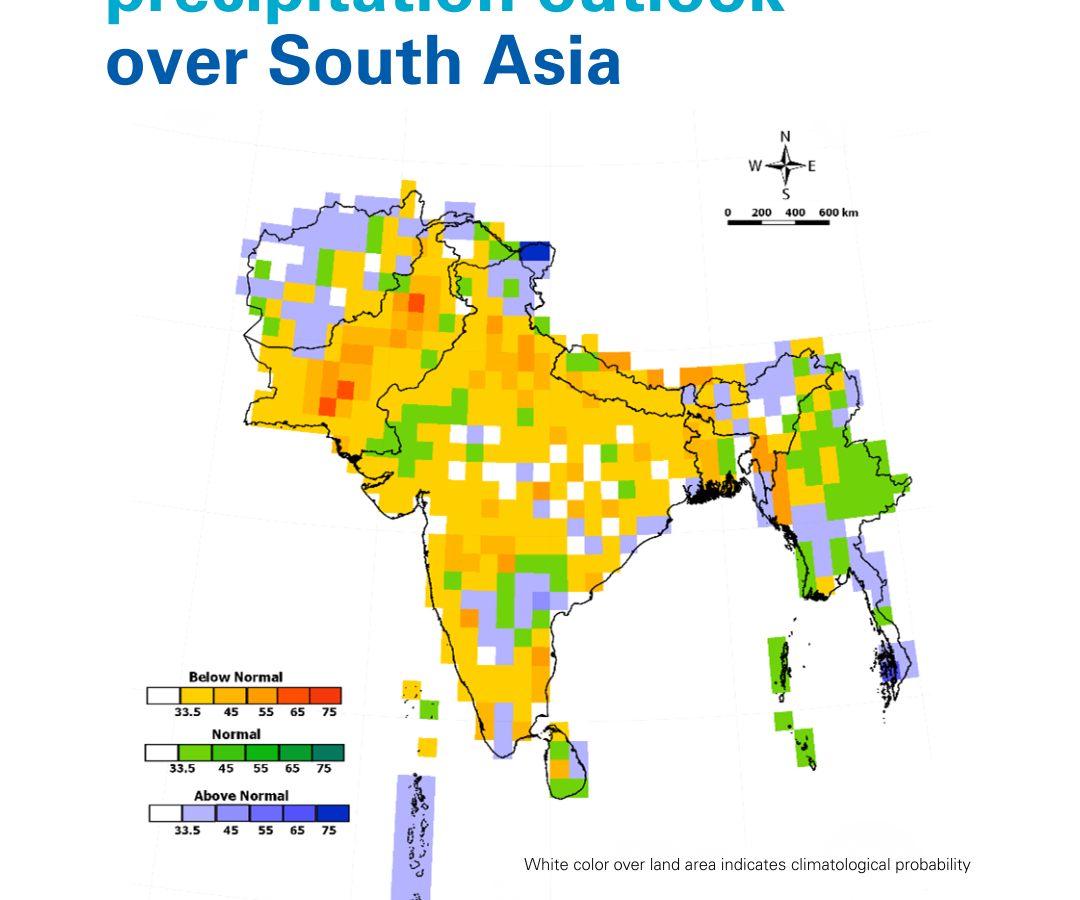The WMO 2026 South Asia monsoon forecast.