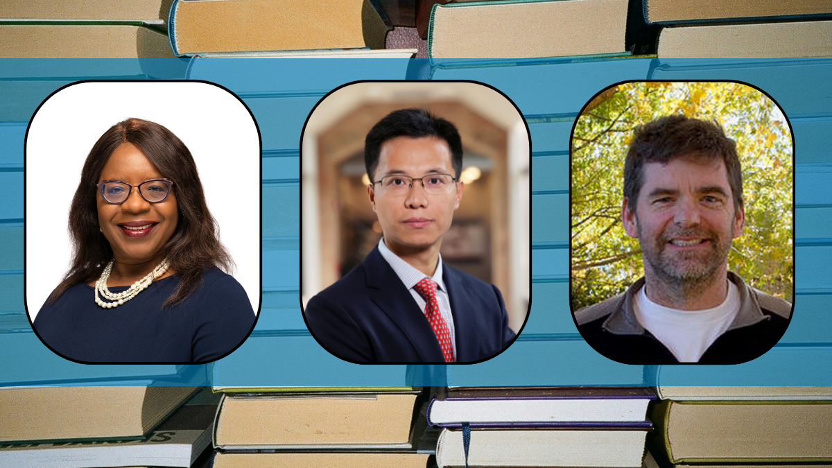 Photos of 3 members of the AGU Books Editorial Board.