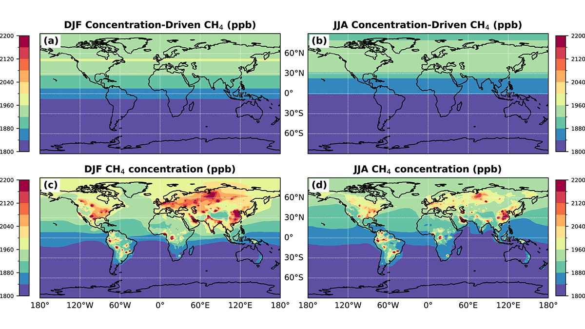 Four maps from the study.