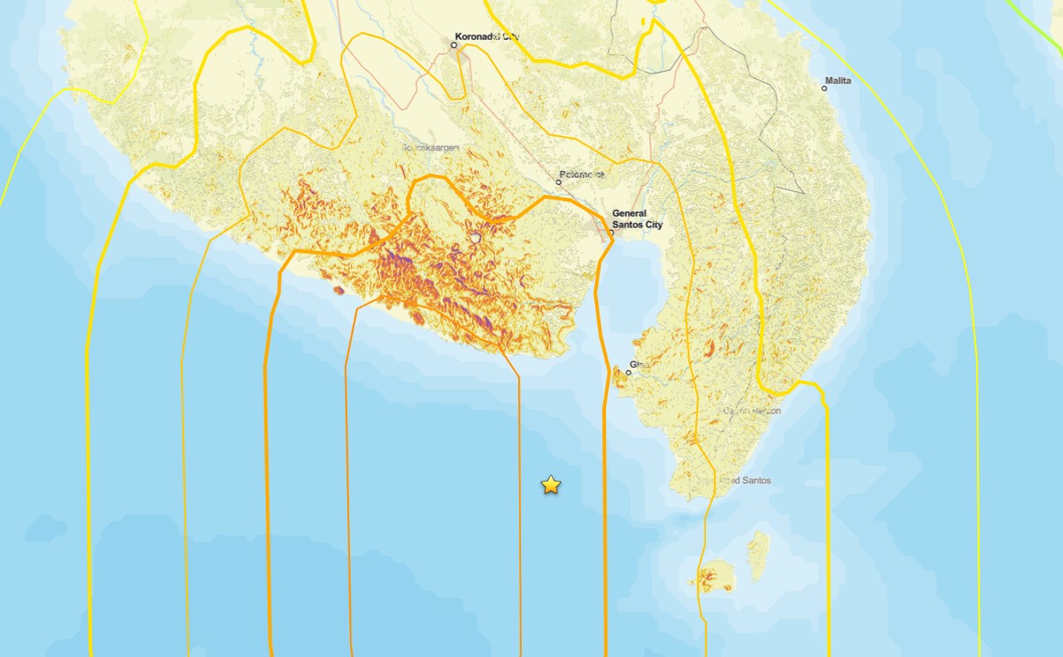 Initial Pager map of landslide hazard from the 8 June 2026 earthquake offshore Mindanao in the Philippines.