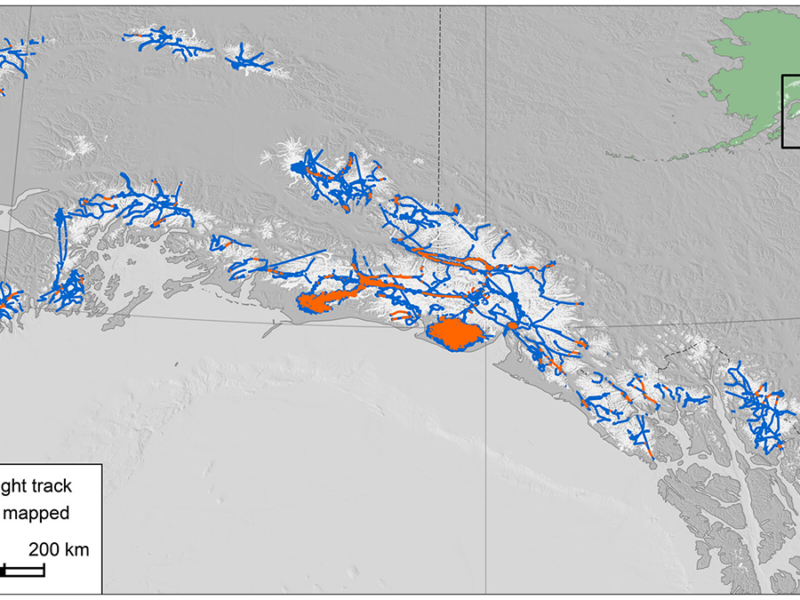 The Largest Ice Thickness Survey of Alaska’s Glaciers
