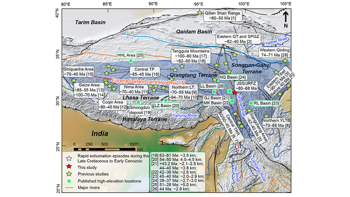 Map showing study region.