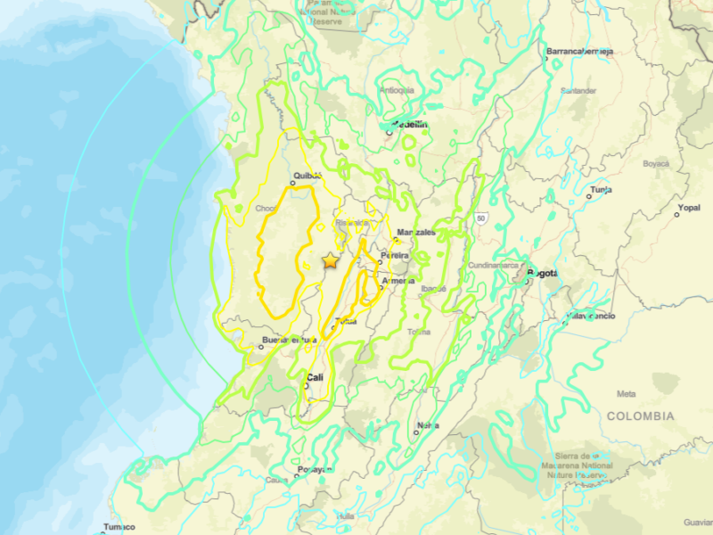 Magnitude 7.4 Earthquake Hits Colombia, Latest on the Ring of Fire
