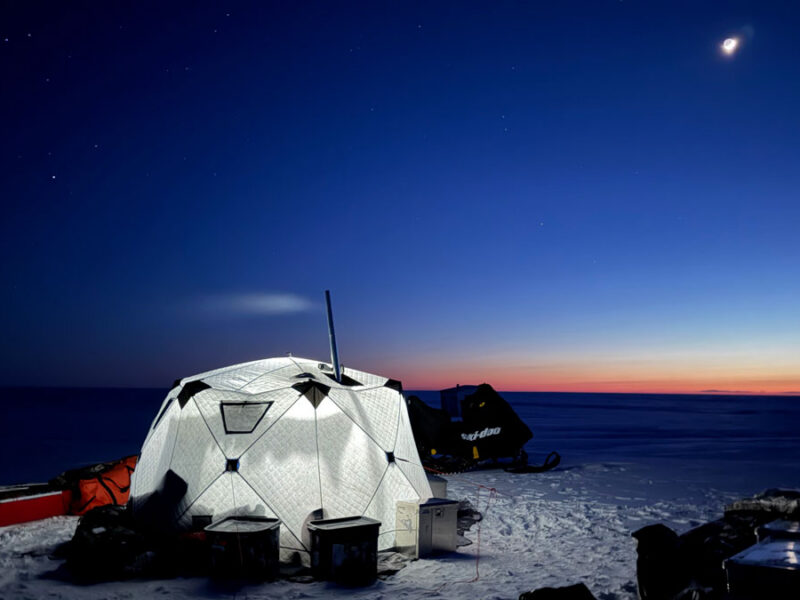 A Snow Machine Traverse Connects Arctic Coastal Communities